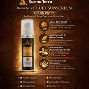 Fluid Sunscreen for Daily UV Protection | Karma Terra