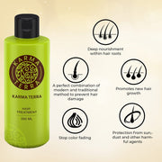 Karma Terra Hair Treatment Oil 200ML (Get Rid of dandruff and itchiness With new Hair Growth)